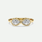 1ct Diamond Infinity Engagement Ring