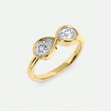 1ct Diamond Infinity Engagement Ring