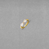 9ct Yellow Gold Bow Tie Diamond Ring