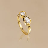 9ct Yellow Gold Bow Tie Diamond Ring